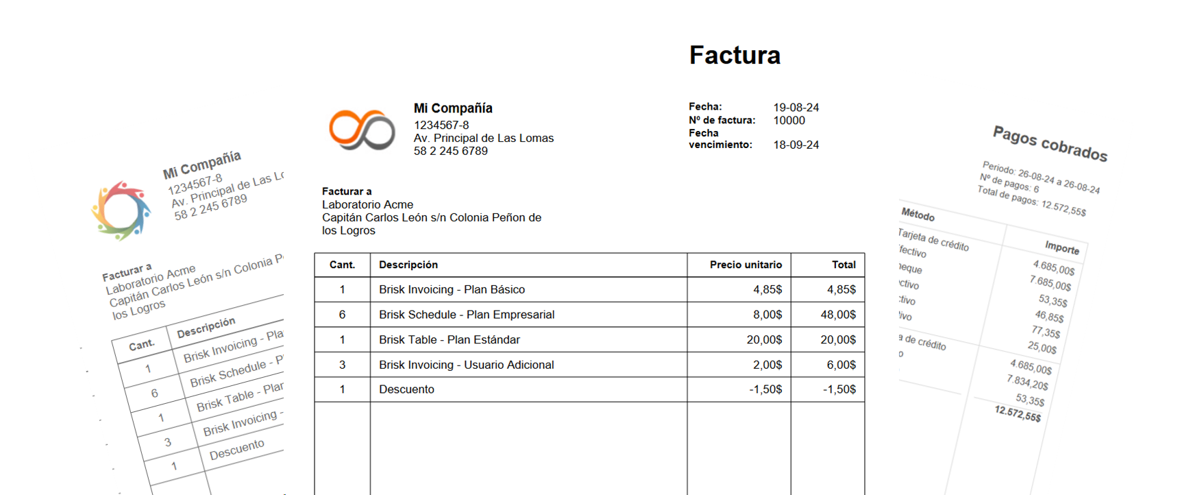 Imagen de la factura