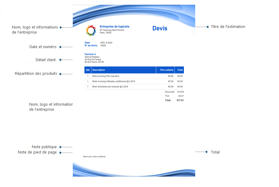 Convertir un devis en facture