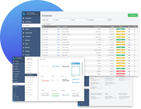 Crie e envie faturas profissionais